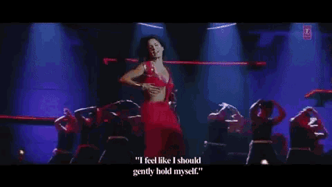 a group of people are dancing and one of them says " i don t need anyone else "