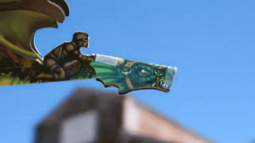 Look Out Below GIF - Dragon Paper Flying GIFs