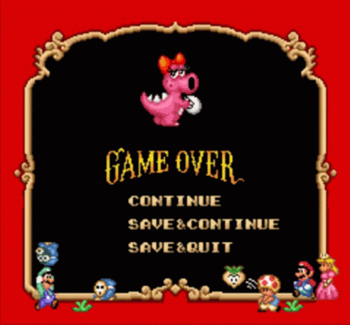 Game Over Try Again GIF - Game Over Try Again Video Game GIFs