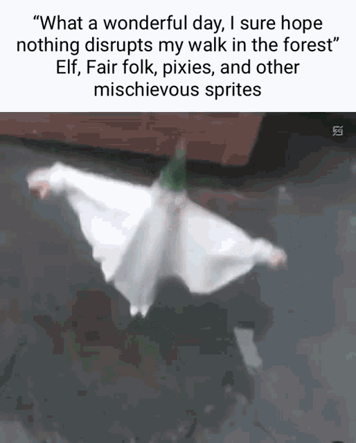 a picture of a ghost with a caption that says " what a wonderful day