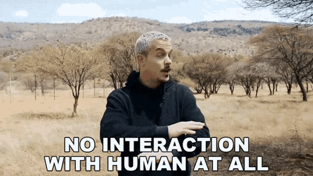 No Interaction With Human At All Dean Schneider GIF - No Interaction With Human At All Dean Schneider No Interaction GIFs