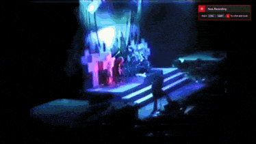 a computer screen shows a new recording of a video