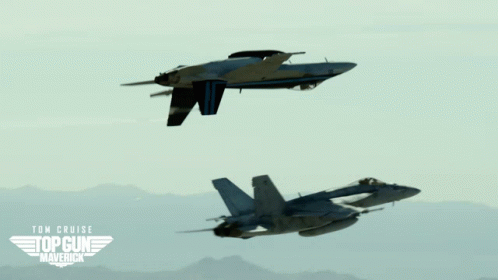 Flying Jets Top Gun Maverick GIF