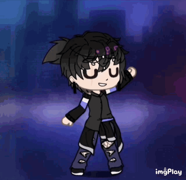 a gif of a person dancing with the words imgplay below