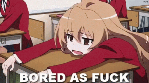 Im Bored Anime GIF - Im Bored Anime Every Day GIFs