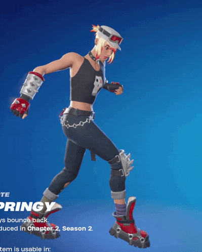 a video game character with the name pringy on the back