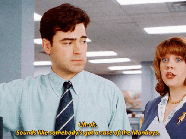 Coworker Office Space GIF - Coworker Office Space Mondays GIFs