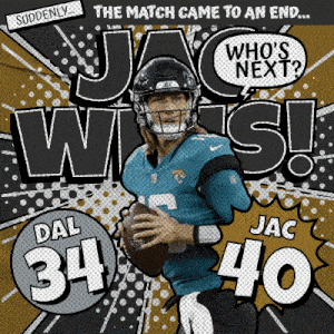 Jacksonville Jaguars (40) Vs. Dallas Cowboys (34) Post Game GIF - Nfl National Football League Football League GIFs