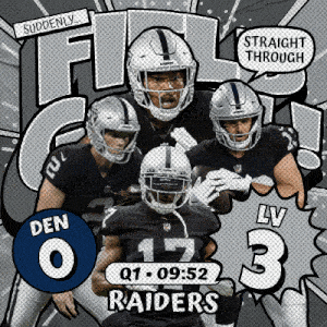 Las Vegas Raiders (3) Vs. Denver Broncos (0) First Quarter GIF - Nfl National Football League Football League GIFs
