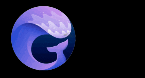 a blue and purple circle with the words ha haha i 'm dead ha haha