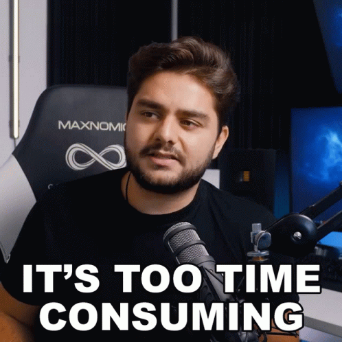 Its Too Time Consuming Ignace Aleya GIF - Its Too Time Consuming Ignace Aleya Waste A Lot Of Time GIFs