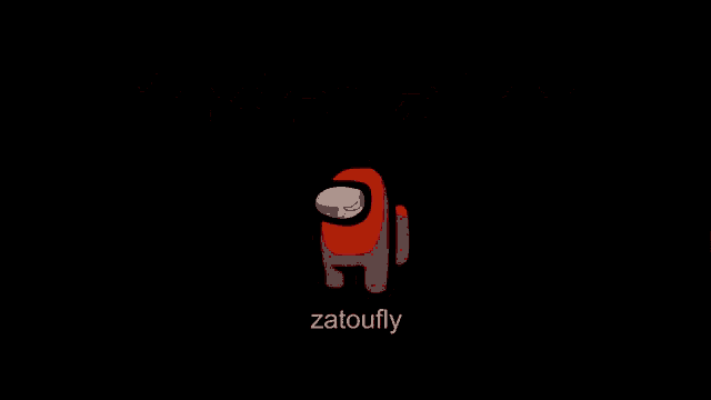 an orange among us character with the words moderator in red