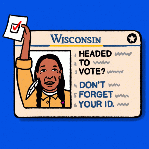 Vote Go Vote Wisconsin GIF - Vote Go Vote Wisconsin Election Season GIFs