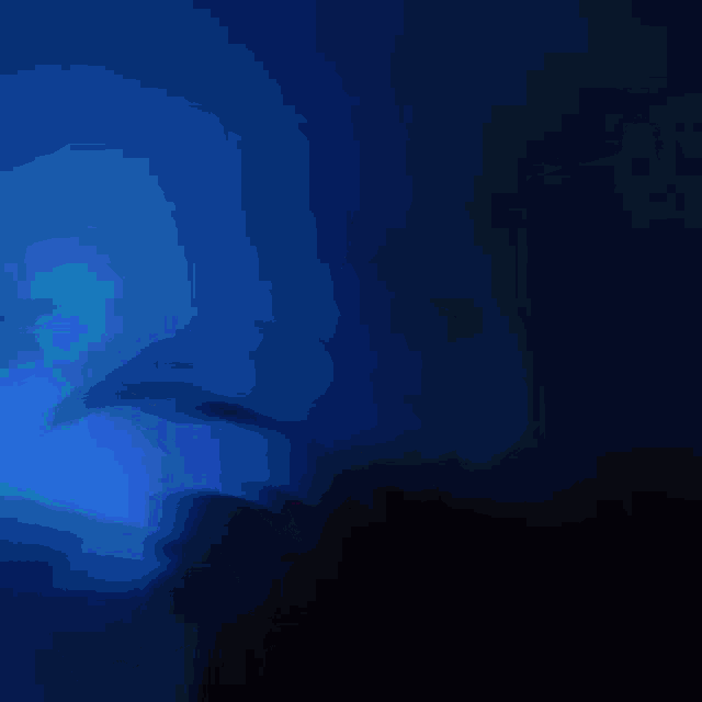 a computer generated image of a sunset with a purple circle in the middle