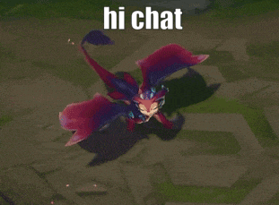 a picture of a dragon with the words hi chat on the bottom