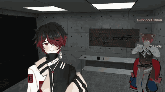 a screenshot of a video game with the name iceprincefubuki in the corner