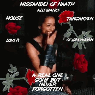 missandei of naath allegiance house lover targaryen of greyworm a real one gone but never forgotten poster