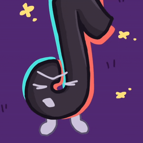 a cartoon drawing of a letter j with an angry face on it