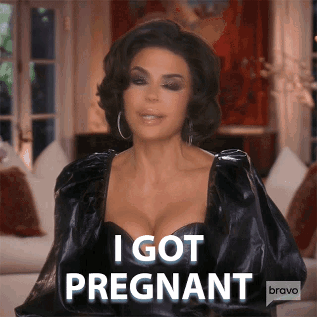 I Got Pregnant Real Housewives Of Beverly Hills GIF - I Got Pregnant Real Housewives Of Beverly Hills I Am Pregnant GIFs