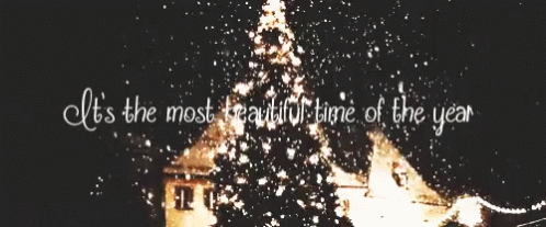 Most Wonderful Time Of The Year Snowing GIF - Most Wonderful Time Of The Year Snowing Tis The Season GIFs