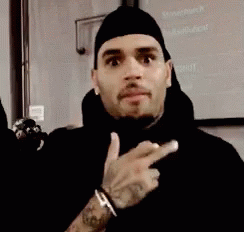 Chris Brown Middle Finger GIF - Chris Brown Middle Finger Fyou GIFs