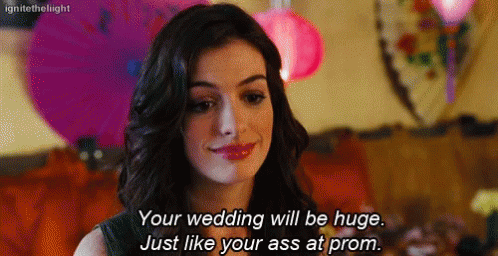 Anne Hathaway Bride Wars GIF - Anne Hathaway Bride Wars Your Wedding Will Be Huge GIFs