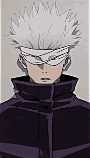 a drawing of a man with a bandage on his eye