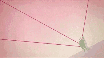 a pink background with chinese writing and a silhouette of a woman