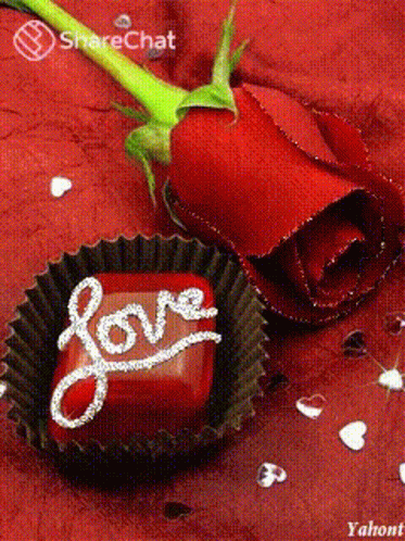 Love Chocolate GIF - Love Chocolate Red Rose GIFs