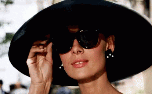 Audrey Hepburn Sunglasses GIF - Audrey Hepburn Sunglasses Shocked GIFs