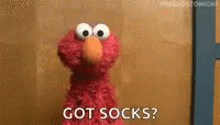 Elmo Shrug GIF - Elmo Shrug Got Socks GIFs