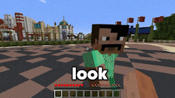 a screenshot of a video game with the word look on the bottom