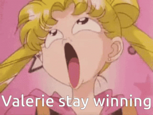 Valerie Valerie Stay Winning GIF - Valerie Valerie Stay Winning Sailor Moon GIFs