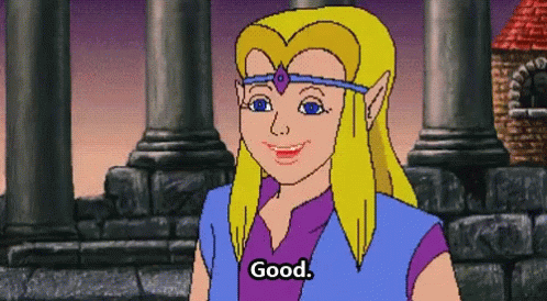 Zelda Reaction GIF - Zelda Reaction Good GIFs