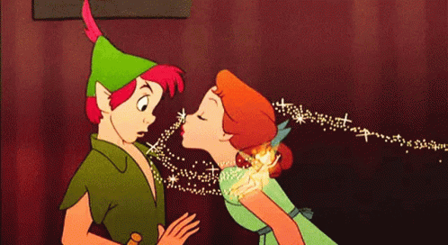Kiss Peter Pan GIF - Kiss Peter Pan Love GIFs