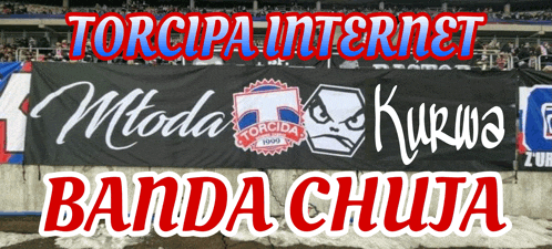 a banner that says torcipa internet banda chuja on it