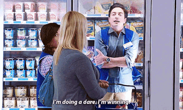 Superstore Jonah Simms GIF - Superstore Jonah Simms Im Doing A Dare GIFs