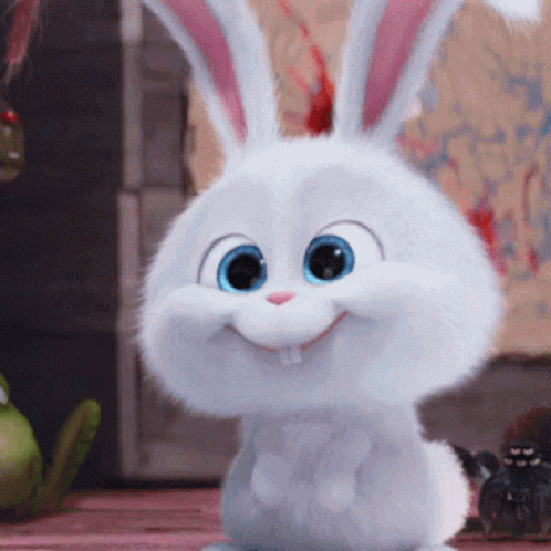 Snow Rabbit Gif GIF - Snow Rabbit Gif Talking GIFs