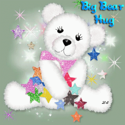 Hug Teddy GIF
