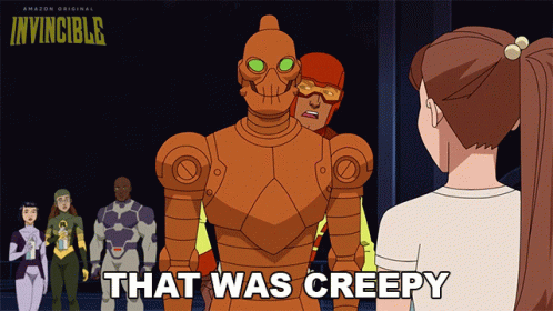 That Was Creepy Rex Splode GIF - That Was Creepy Rex Splode Invincible GIFs