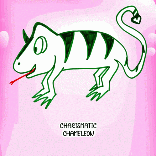 Charismatic Chameleon Veefriends GIF