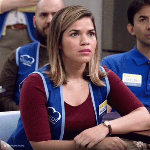 Nbc Superstore GIF - Nbc Superstore Looking Around GIFs