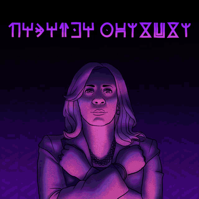 a poster for wakanda forever features a woman in a purple jacket