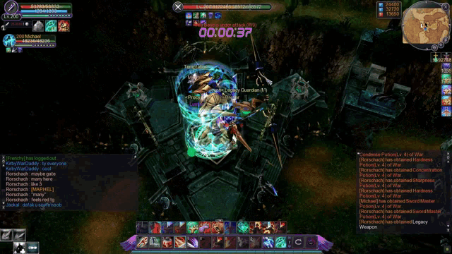 a screenshot of a video game with the time displayed as 00:36