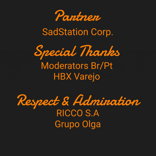 a black background with orange text that says panther sadstation corp