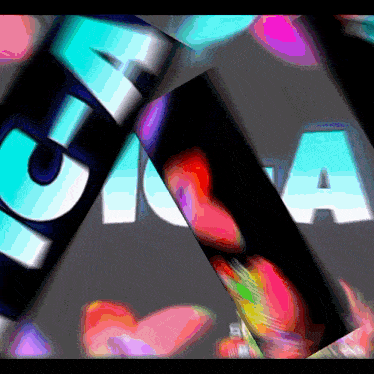 a colorful background with the word cia in the middle