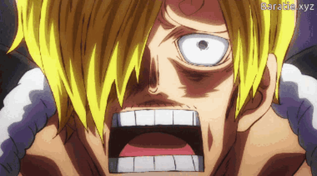 a close up of a person 's face with the words barabie.xyz written below it