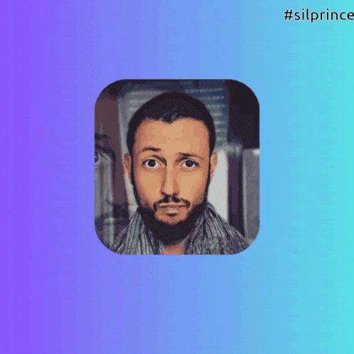 a picture of a man with a beard and the hashtag #silprince on the bottom