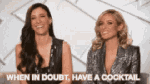 Doubt Cocktail GIF - Doubt Cocktail When In Doubt Have A Cocktail GIFs