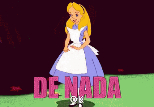 De Nada Alice In Wonderland GIF - De Nada Alice In Wonderland Curtsy GIFs